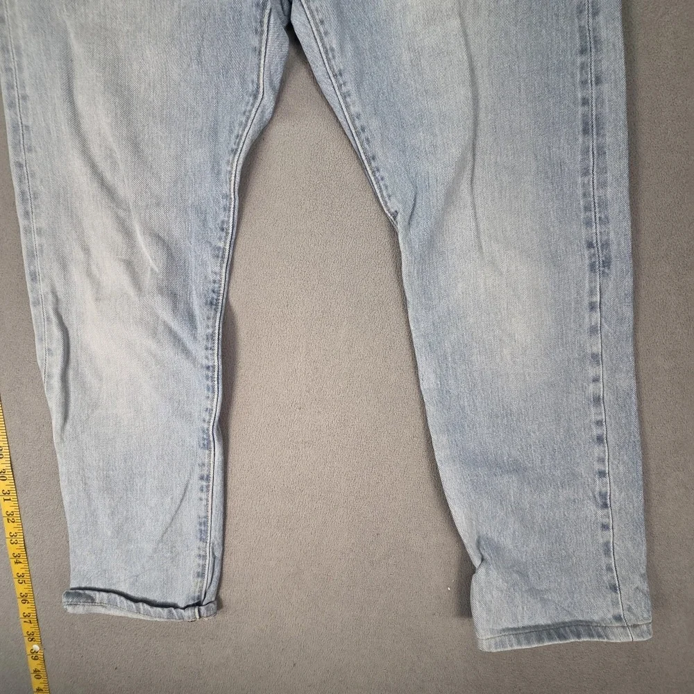 Levis 502 Jeans Mens Selvedge‎ Med Wash Tapered Whiskers Honeycomb Fits 30x26